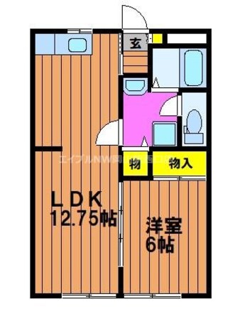 ディアトレス下中野の物件間取画像